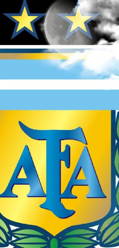 AFA logo with blue accents and a gold background.