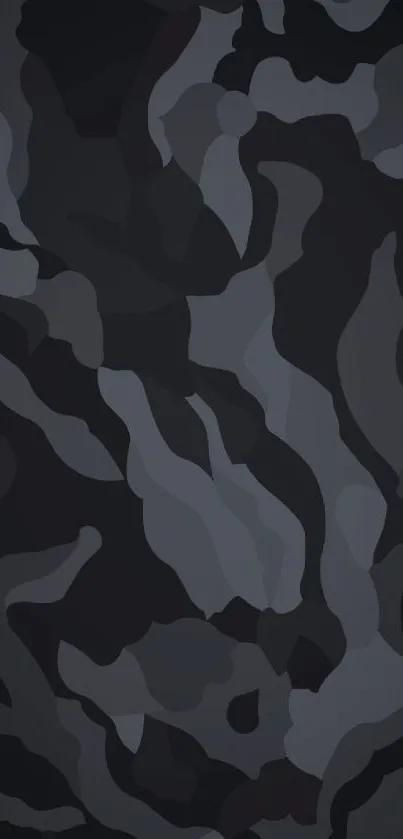 Black camouflage mobile wallpaper with sleek, dark tones and elegant design.