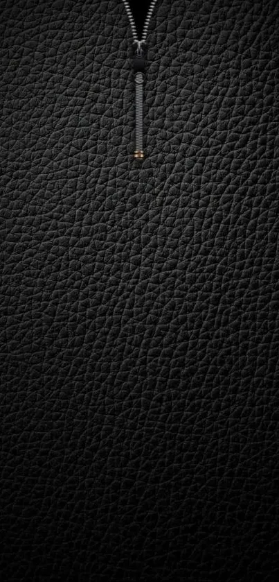 Sleek black leather texture wallpaper design.