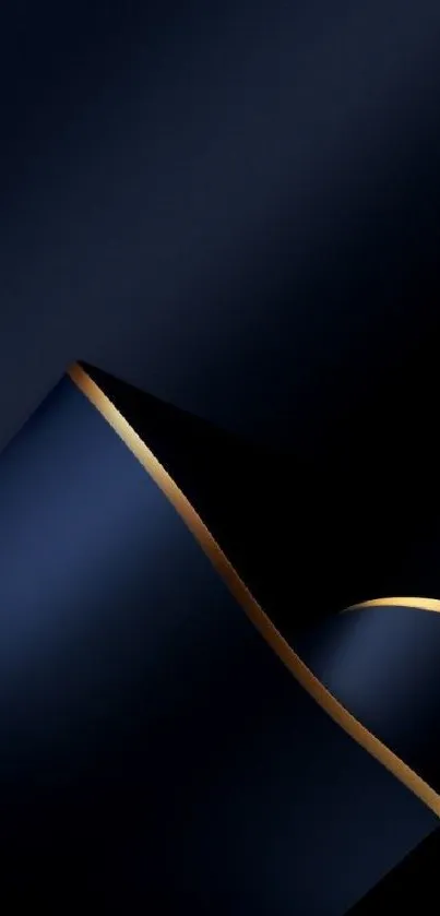 Dark blue wallpaper with gold accents for mobile phone.