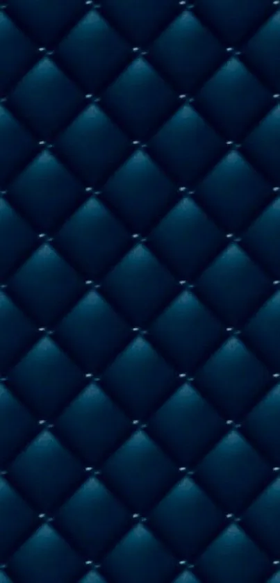 Elegant blue quilted pattern mobile wallpaper.