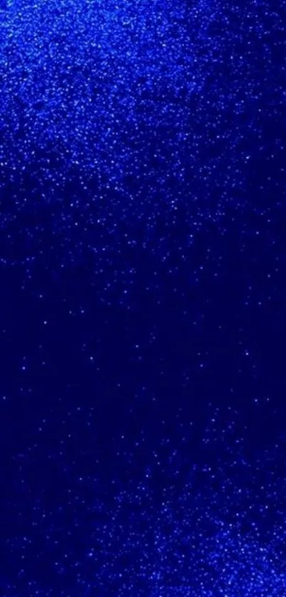 Royal blue starry wallpaper with a shimmering cosmic effect.