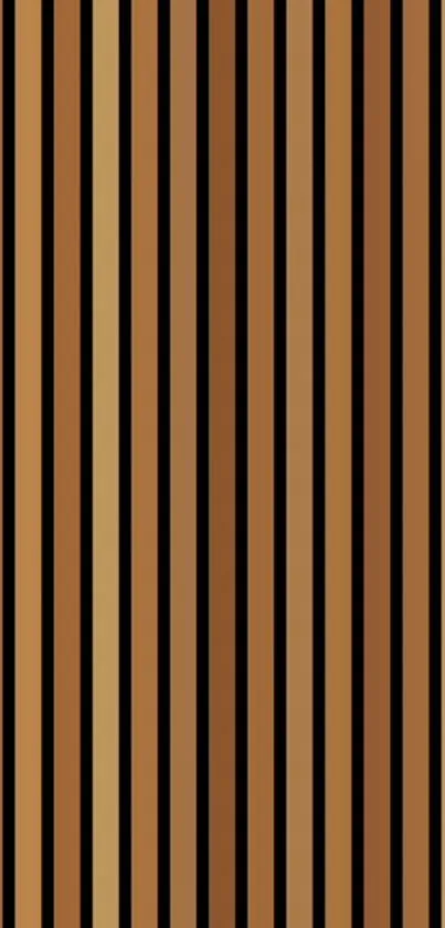 Brown striped wallpaper with vertical lines.