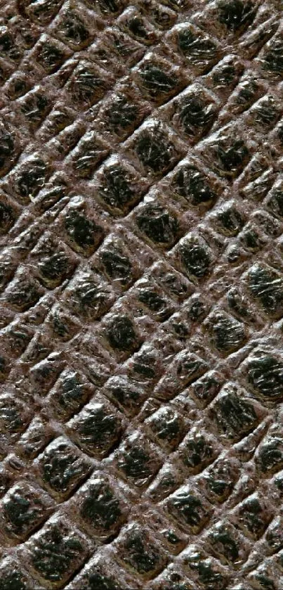 Elegant brown textured leather pattern for mobile wallpaper.