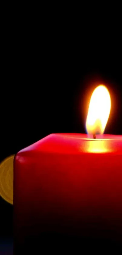 A beautiful and elegant image of a candle flame, with a soft and soothing glow.
