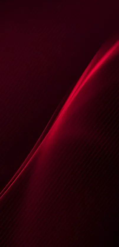 Elegant dark red mobile wallpaper with smooth, flowing curves.