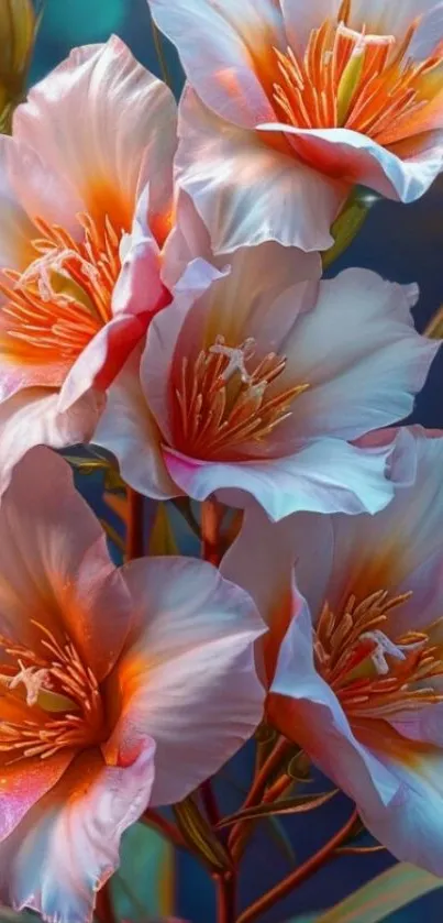 Beautiful blooming flowers with vibrant petals.