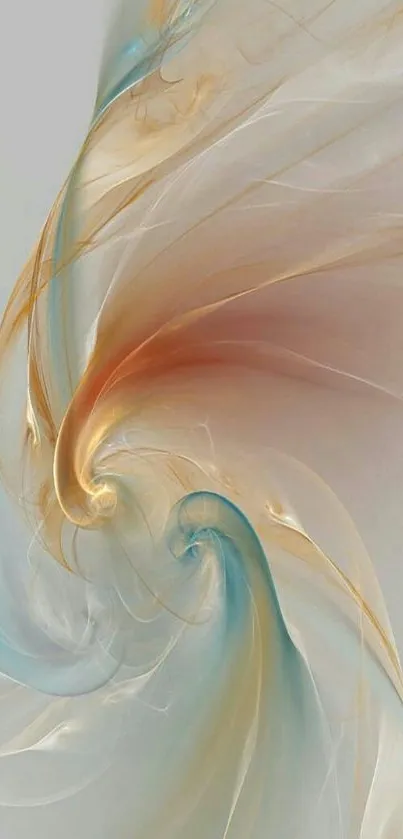 Elegant fluid art wallpaper with flowing abstract patterns.