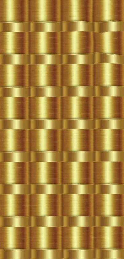 Elegant gold metallic pattern wallpaper for mobile devices.