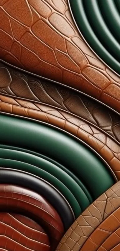 Elegant leather textured mobile wallpaper with beautiful patterns.