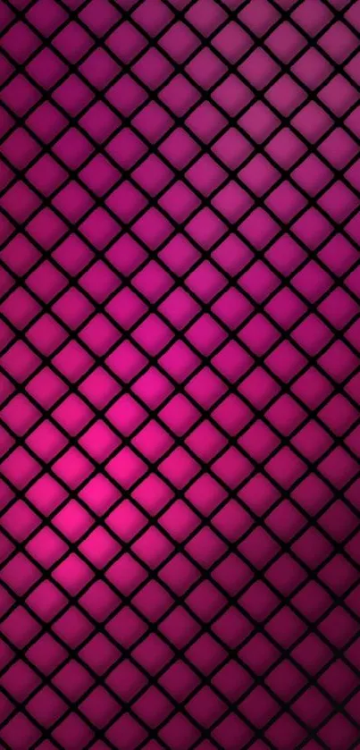 Magenta lattice grid wallpaper with elegant and vibrant design.