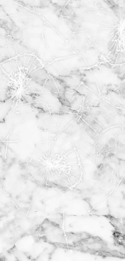 Elegant marble texture mobile phone wallpaper in white and gray hues.