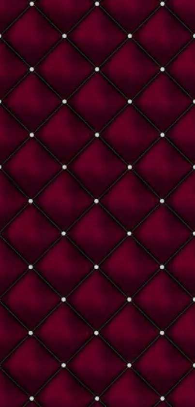 Maroon diamond pattern stylish mobile wallpaper.