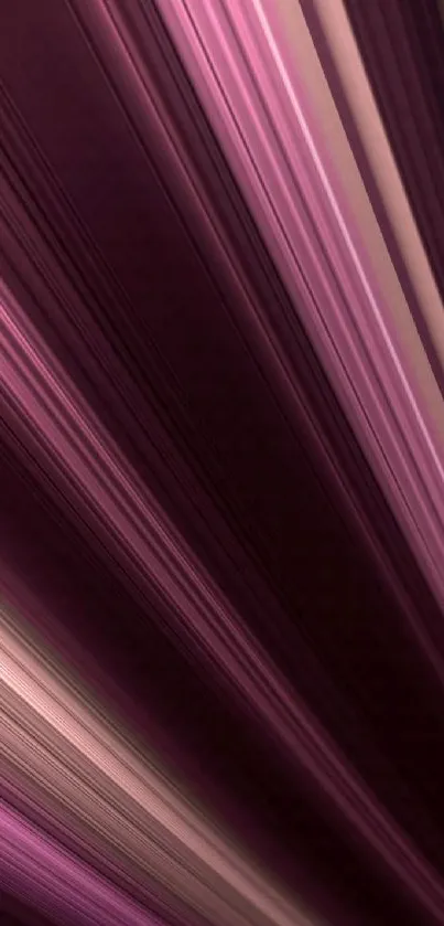 Elegant pink gradient wallpaper with dynamic lines for mobile phones.