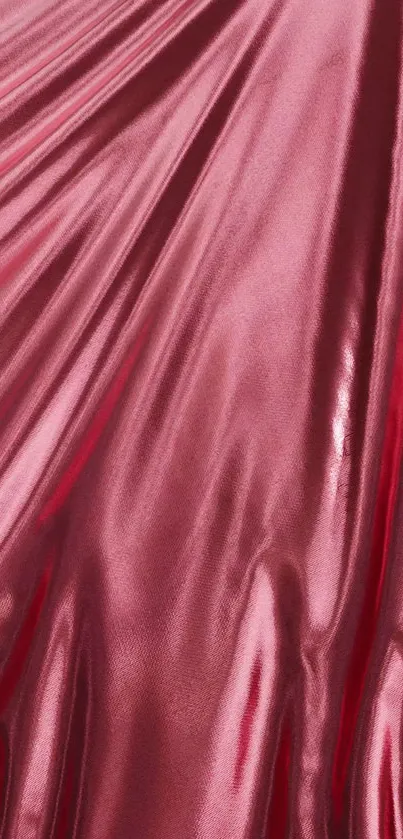 Elegant pink satin fabric wallpaper for phones, adding a touch of luxury.