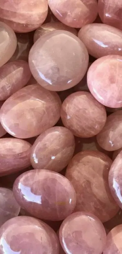 Smooth pink stones wallpaper for phone.