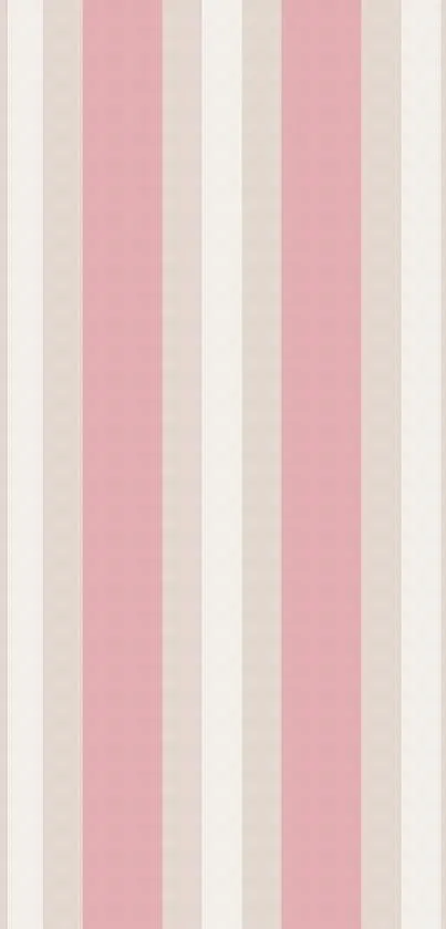 Elegant pink vertical striped wallpaper for mobile devices.
