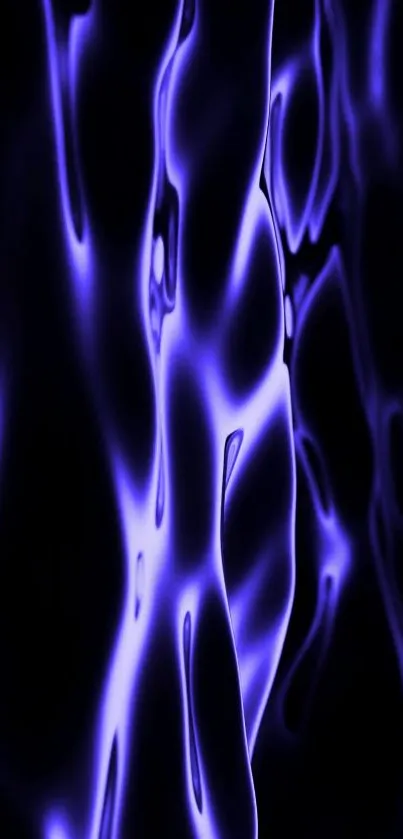 Abstract purple waves mobile wallpaper with fluid, elegant design.