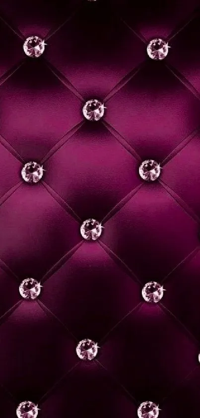 Luxurious purple diamond pattern wallpaper for phones.