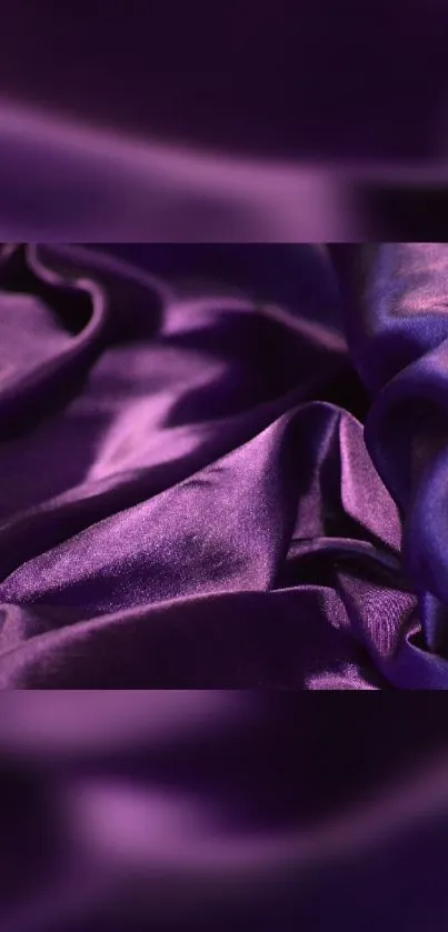 Elegant purple silk texture wallpaper for mobile.