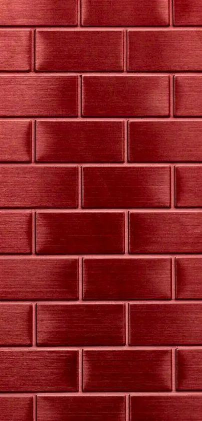 Elegant red brick wallpaper with deep crimson tones.