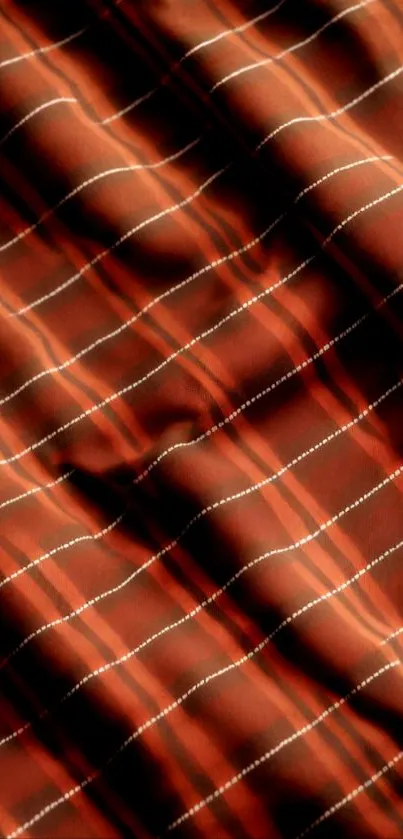 Elegant red plaid pattern wallpaper for mobile displays.