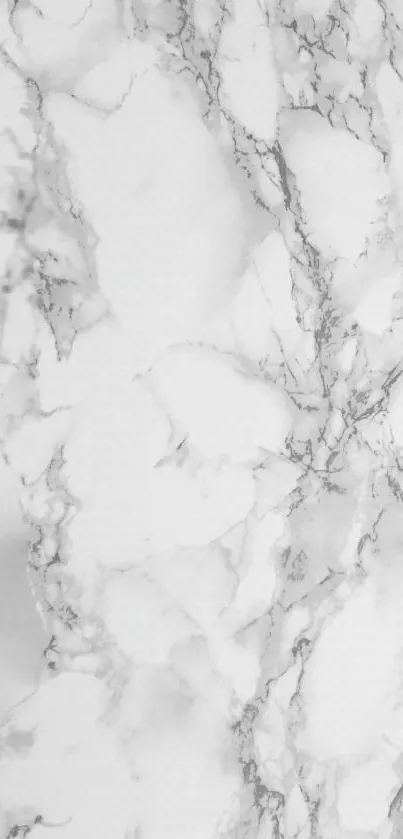 Elegant white marble wallpaper with intricate textures for mobile devices.