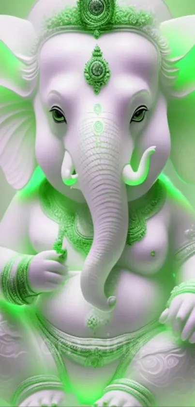 Elephant Green Botany Live Wallpaper