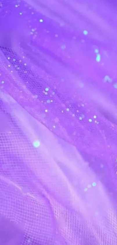 Ethereal purple abstract mobile wallpaper with sparkling details.