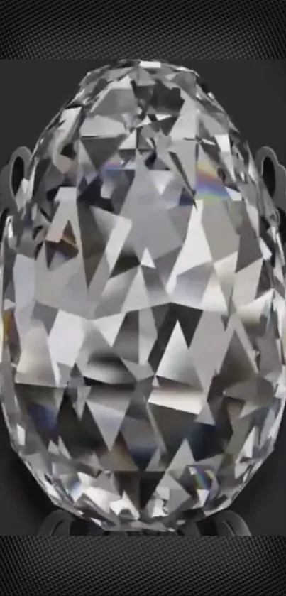 Exquisite diamond on luxury wallpaper background.