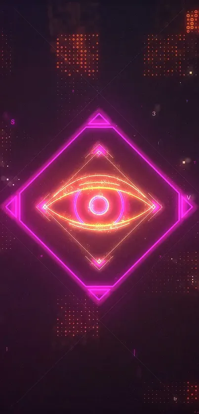 Eye Code Dual Wallpaper Live Wallpaper