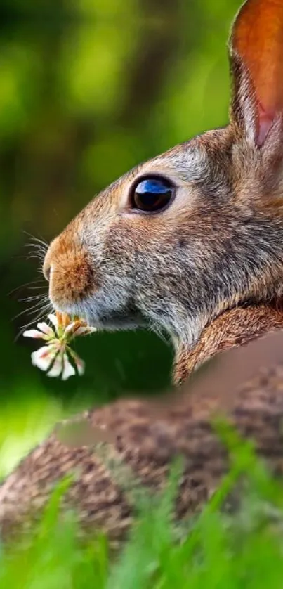 Eye Plant Rabbit Live Wallpaper