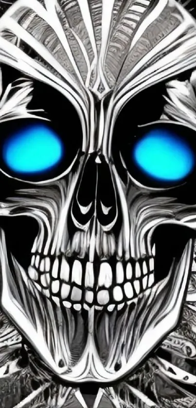 Intense Skull Live Wallpaper