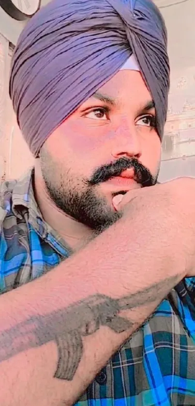 Facial Hair Beard Dastar Live Wallpaper