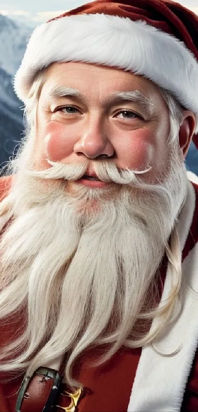 Facial Hair Beard Santa Claus Live Wallpaper