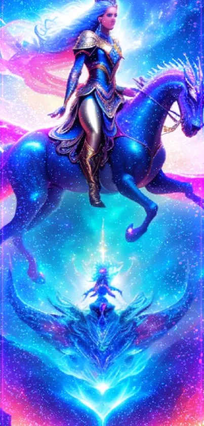 Fantasy Horse and Rider Art - free download