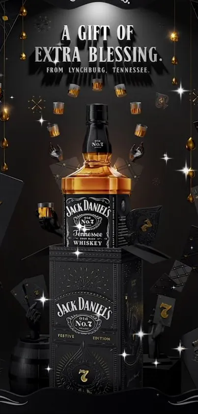 Festive Jack Daniel's Design - free download