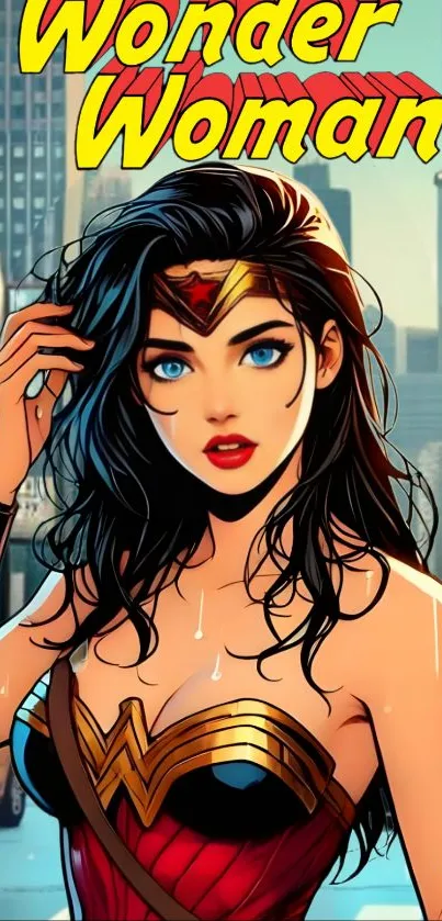 Fictional Character Wonder Woman Cartoon Live Wallpaper