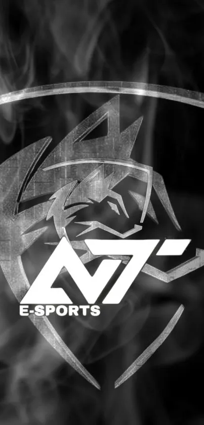 Fierce esports logo on dark smoky wallpaper.