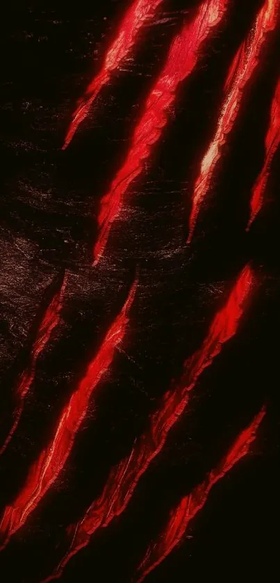 Striking red claw marks on dark background wallpaper.