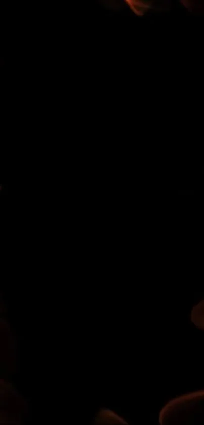 Abstract fiery mobile wallpaper with swirling red flames.