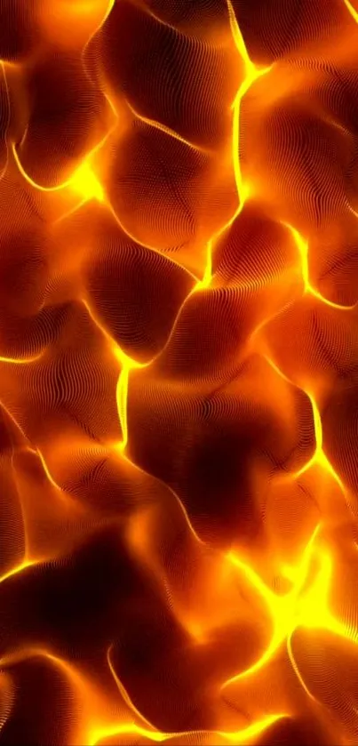 Fiery abstract textured wallpaper with vibrant colors.