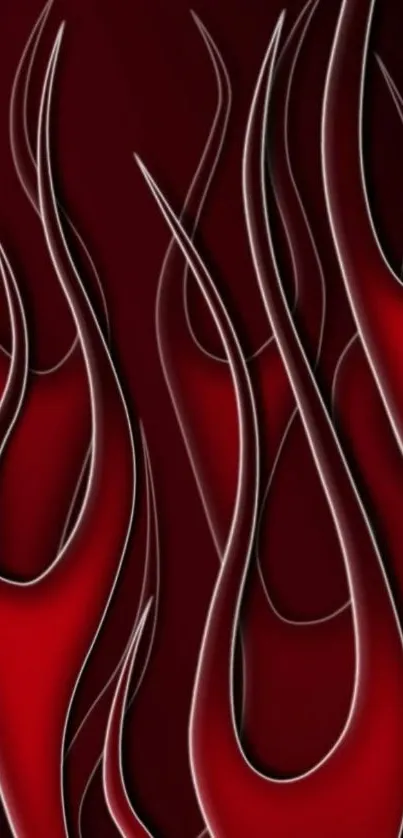 Fiery red abstract flames mobile wallpaper background.