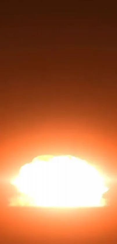 Fiery explosion lighting up the scene with vibrant colors.