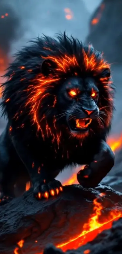 Fire Terrestrial Animal Panthera Live Wallpaper