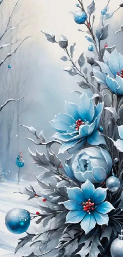 Flower Azure Plant Live Wallpaper