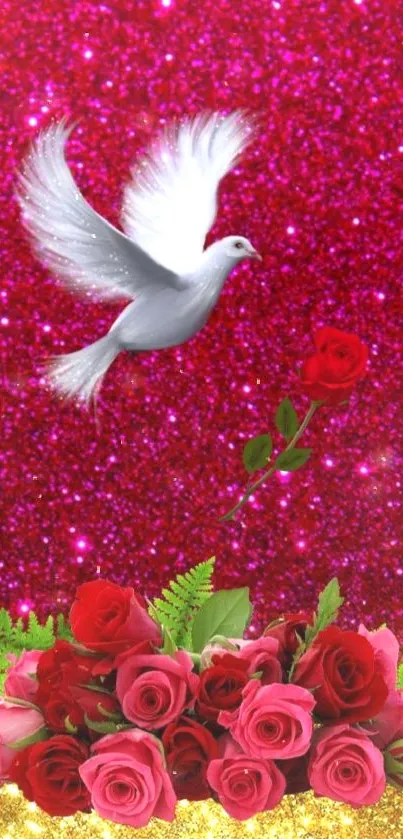 Flower Bird Plant Live Wallpaper