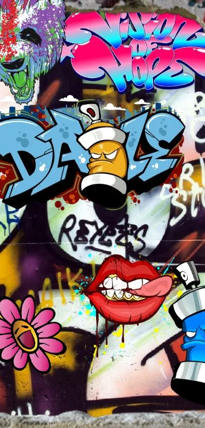 Flower Cartoon Font Live Wallpaper