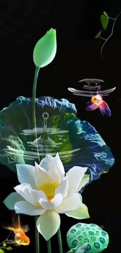 Flower Lotus Water Live Wallpaper