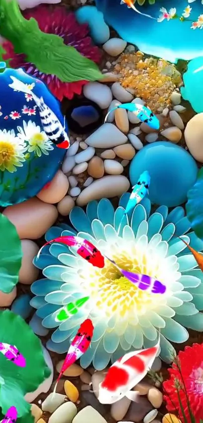 Flower Nature Green Live Wallpaper